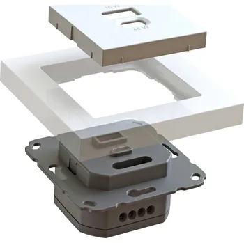 Elektrická zásuvka Ehmann 6460x0100 USB nabíjecí zásuvka do zdi bílá