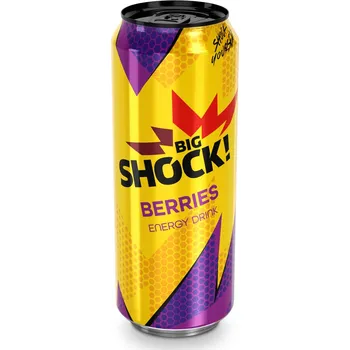 Energetický nápoj Big Shock! Big Shock! Berries 24x0,5l