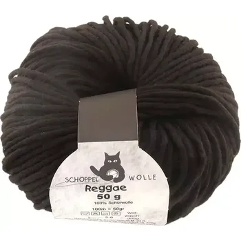 Příze Schoppel Wolle Reggae 8495 Dunkle Schokolade (Příze merino Reggae 8495 Dunkle Schokolade)