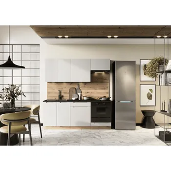 Kuchyňská linka Artstolk ISABEL 200 cm Dub artisan/šedá