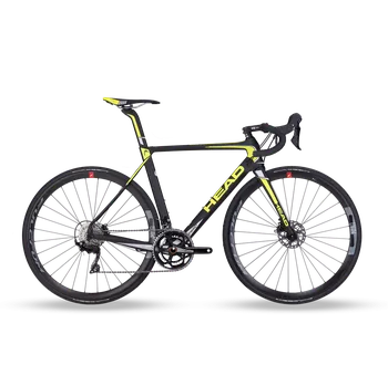 Horské kolo Silniční kolo Head I-Speed Team, black matt/yellow Velikost rámu: 56cm