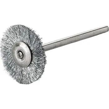 Miniaturní kulatý kartáč ušlechtilá ocel, vlnitý, 19x0,1 mm lessmann 410322