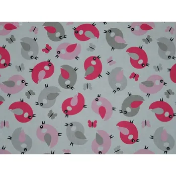 Papírový ubrousek Šatoli.cz Bavlněný ubrousek pod svačinu Ptáčci