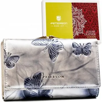 Peněženka Peněženka Peterson PTN 42108-BF SILVER - stříbrná
