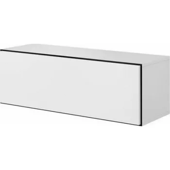 Obývací stěna Cama sestava obývacího pokoje ROCO 3 (2xRO3+2xRO4+2xRO1) bílá/černá/bílá