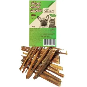 Pamlsek pro psa NATURECA NATURECA pochoutka Vepřové spaghetti sušené 60g