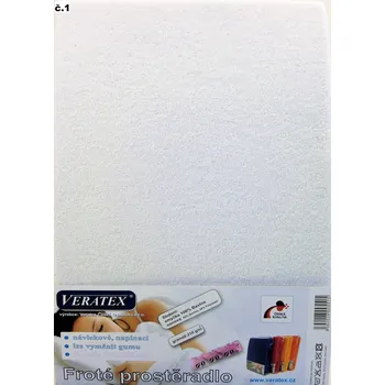 Prostěradlo Froté prostěradlo 90x200/40cm (č. 1-bílé)