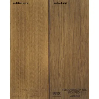 Olej na dřevo PNZ Tvrdovoskový olej Evolution - barevný 0,75l Odstín: Lesní med