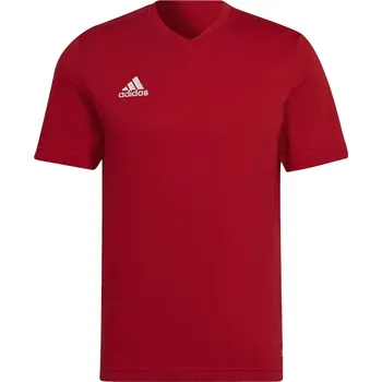Pánské tričko Pánské Tričko s krátkým rukávem ADIDAS ENT22 TEE HC0451 – Červená XXL