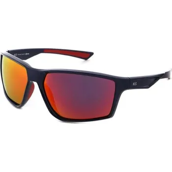 Sluneční brýle HIS 37100 modrá lesk červená, čočka žlutá zrcadlo polarizovaná 3