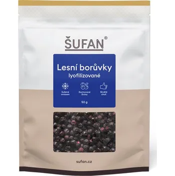 ŠUFAN s.r.o. Borůvky lesní lyofilizované - 50 g