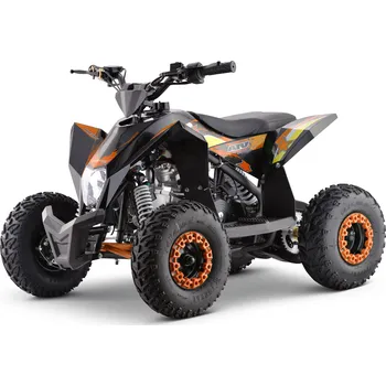 Dětská tříkolka Dětská čtyřtaktní čtyřkolka ATV FactoryTeam 90ccm 4T, hydraulická brzda, oranžová