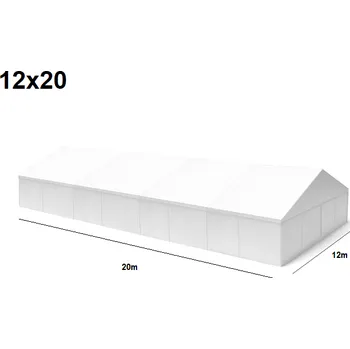 Zahradní stan TENTino Velkokapacitní párty stan 12x20 m Stav stanu: NOVÝ