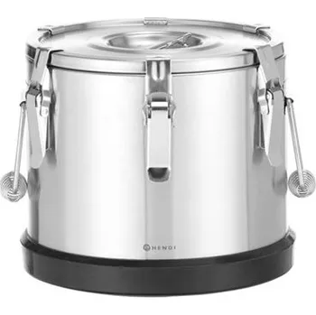 Termoska Nerezová termoska Kitchen Line pro přepravu potravin, 10L, Stříbrná 707470H