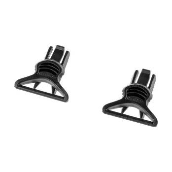 Airsoft Plastový klip do přilbové lišty, 36mm - Černá