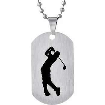 Řetízek Přívěsek z chirurgické oceli Golf- včetně řetízku 60 cm RRC0884-GOLF