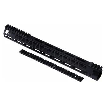 CNC předpažbí AR15 M-LOK - C 2v1 - Černé + dárek zdarma