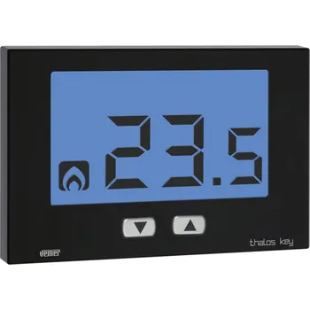 Termostat Elektronický termostat na stěnu Vemer Thalos Key 230 Nero