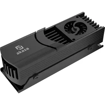 PC ventilátor AKASA chladič M.2 SSD Gecko Pro LX