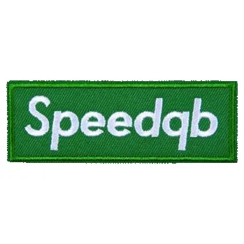 Nášivka SPEEDQB BOX LOGO NÁŠIVKA - ZELENÁ