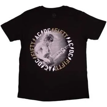 Pánské tričko Merch AC/DC: Ac/dc Unisex T-shirt: Angus Live (x-large) XL