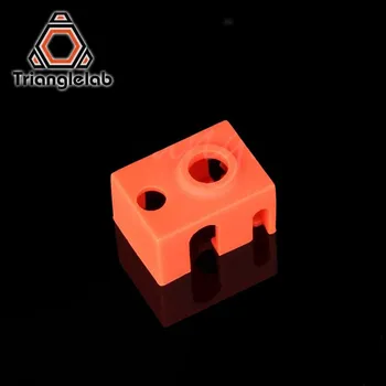 3D tisk Trianglelab V6 oranžový silikonový návlek (silicone sock)