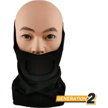 Sportovní střelba Cygnus ochranná maska Face Warrior Plus, Gen2 - Černá