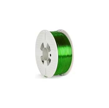 Filament VERBATIM 3D Printer Filament PET-G 1.75mm, 327m, 1kg green transparent
