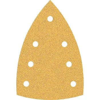 Brusný papír BOSCH Brusný papír EXPERT C470 se 7 otvory pro multifunkční pily 100 × 150 mm, G 60, 10 ks 2608901115 free_store_pickup