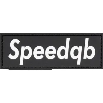 Nášivka SPEEDQB BOX LOGO PVC NÁŠIVKA - ČERNÁ