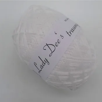 Příze Bílá 3n-250m (Lady Dee's Lace Garn - Weiss)