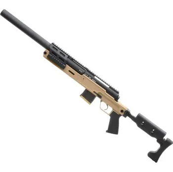 Airsoftová zbraň Odstřelovací puška SPR 300 Pro 2.8J - Tan + dárek zdarma