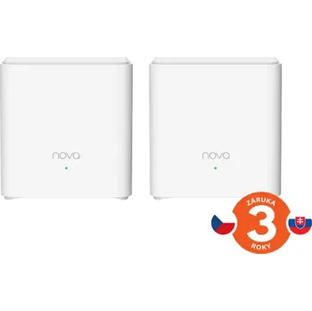 Tenda Nova EX3 (2-pack) WiFi6 AX1500 Mesh Gigabit system, 4xGLAN/GWAN, WPA3, VPN, SMART CZ aplikace