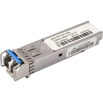 Routerboard Signamax 100-32SM-LR20 1G SFP optický modul SM 1310nm LC, 20km, DDM - Cisco komp.