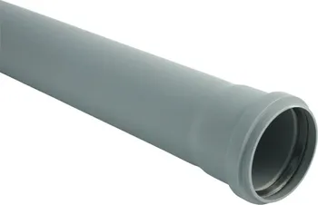 Kanalizační potrubí Odtokové HT potrubí s násuvným hrdlem DN90 šedé