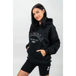Dámská mikina Nebbia GYM RAT Branded Oversized Hoodie black XS