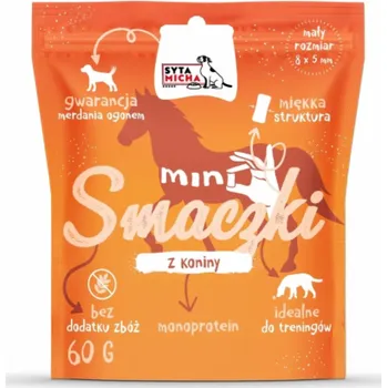 Pamlsek pro psa SYTA MICHA Mini horsemeat treats - pamlsek pro psa - 60g