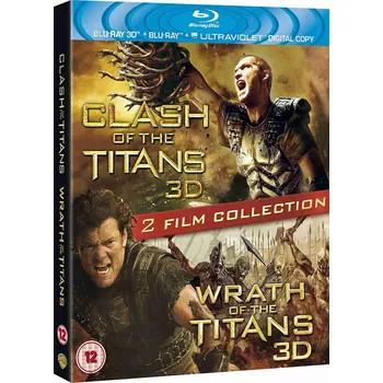 Blu-ray film Souboj Titánů (bez CZ) + Hněv Titánů (s CZ) - Blu-ray 3D + 2D