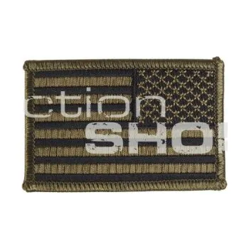 Nášivka Nášivka na pravé rameno US vlajka (olivová) + dárek zdarma