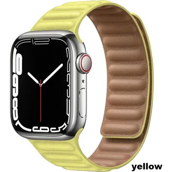 Magnetický Pásek Na Hodinky Apple Watch 42, 44, 45 Mm Možnosti: Yellow