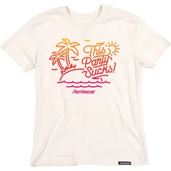 Dámské tričko Fasthouse Women's Castaway Tee Natural Velikost: S