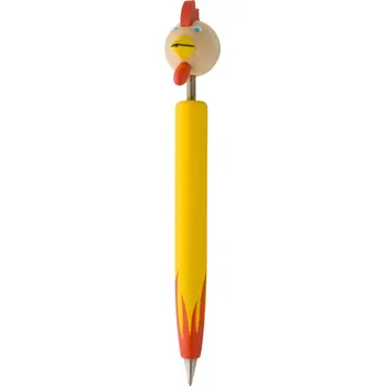 Zoom kuličkové pero, kohout - žlutá - AP809344-D