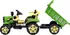 Dětské elektrovozidlo Dětský elektrický traktor s přívěsem 87 x 55 x 54 cm zelený