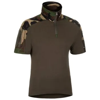Pánská košile Taktická košile krátký rukáv, vel. M - Woodland