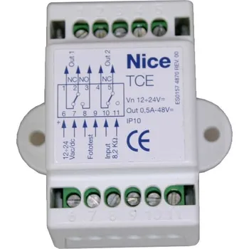 Pohon brány NICE TCE - rozhraní pro tlakové lišty