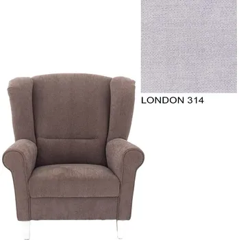 Křeslo AVA JIM XXL Čalúnená časť LONDON 314 KRESLO XXL