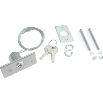 Pohon brány Mechanické odemykání sekční brány, se zámkem a lanem