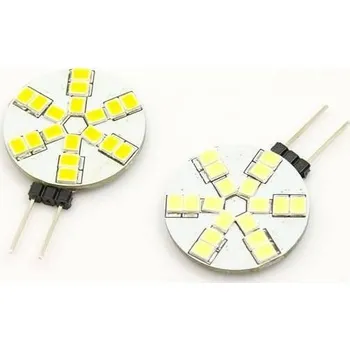 Žárovka Interlook Žárovka G4 18 SMD 2835 PLOCHÁ Bílý ciepły