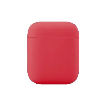 Pouzdro pro Apple AirPods I/II silicone, dark red