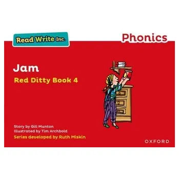 Anglický jazyk Read Write Inc. Phonics: Jam (Red Ditty Book 4) - Munton Gill